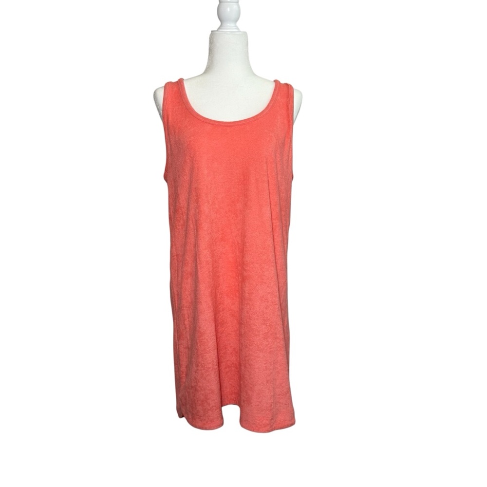 NWT Coral Sleeveless Tank Dress Women’s Swimsuit Coverup, Size Large